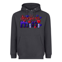 Smoke American Mini  4th of July Heavyweight Hoodie - CowGirlArtShop