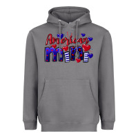 Storm American Mini  4th of July Heavyweight Hoodie - CowGirlArtShop