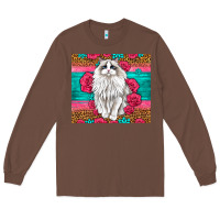 Chestnut Western Ragdoll Cat Long Sleeve Tee - LillyAllenDesigns