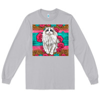 Moon Dust Western Ragdoll Cat Long Sleeve Tee - LillyAllenDesigns