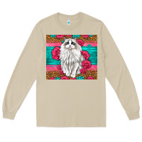 Mushroom Western Ragdoll Cat Long Sleeve Tee - LillyAllenDesigns