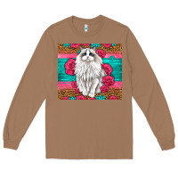 Toasted Coconut Western Ragdoll Cat Long Sleeve Tee - LillyAllenDesigns