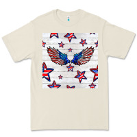 Bone patriotic eagle wing Premium Tee - BundleAndBundleShop