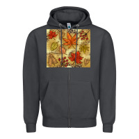 Fall Leaves Zipper Hoodie | Teevron
