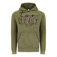 Vintage Olive two wild Vintage Hoodie - MaliasSmallBusiness