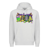 Dove Grey mardi gras nana Premium Hoodie - CowGirlArtShop