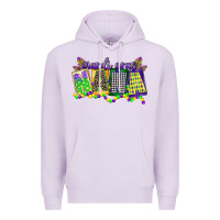 Lilac mardi gras nana Premium Hoodie - CowGirlArtShop