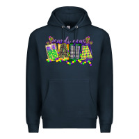 Navy mardi gras nana Premium Hoodie - CowGirlArtShop