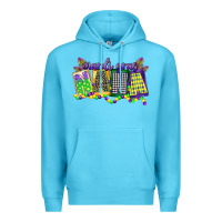 Ocean Blue mardi gras nana Premium Hoodie - CowGirlArtShop