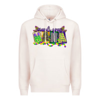 Pale Pink mardi gras nana Premium Hoodie - CowGirlArtShop