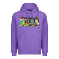 Purple mardi gras nana Premium Hoodie - CowGirlArtShop
