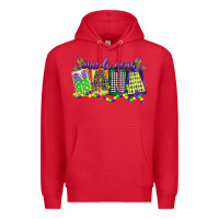 Red mardi gras nana Premium Hoodie - CowGirlArtShop