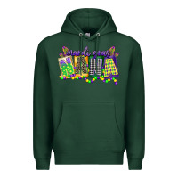 Sports Green mardi gras nana Premium Hoodie - CowGirlArtShop