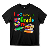 Black last day of fifth grade Heavy Core Tee - Artiststas