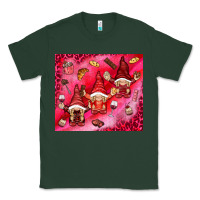 Sports Green gnomies with food Classic Tee - NancyCooperArtShop