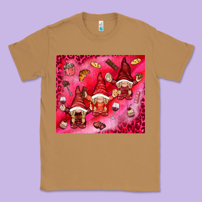 Gnomies With Food Classic Tee Designed By Nancycooperartshop