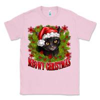 Bubblegum Pink meowy christmas Classic Tee - CowhideDigitalArt