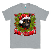 Heather Grey meowy christmas Classic Tee - CowhideDigitalArt
