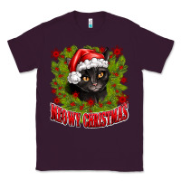 Plum meowy christmas Classic Tee - CowhideDigitalArt