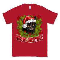 Red meowy christmas Classic Tee - CowhideDigitalArt