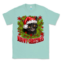 Seafoam meowy christmas Classic Tee - CowhideDigitalArt