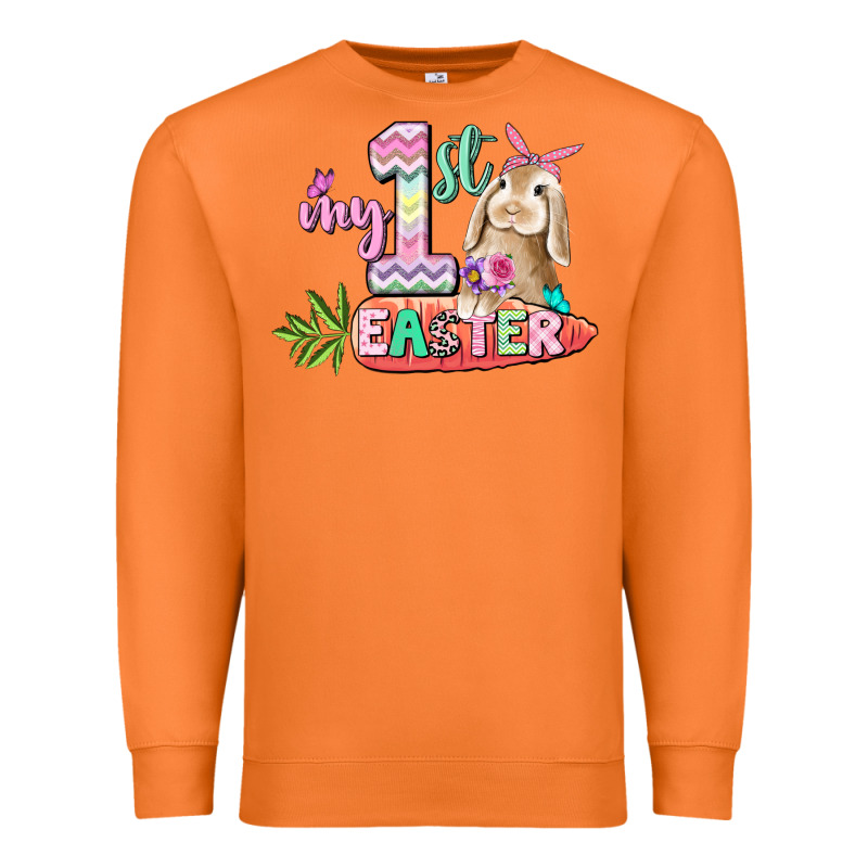 My First Easter Day Premium Sweatshirt by CowGirlArtShop | Teevron