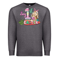 Charcoal Heather My first Easter Day Premium Sweatshirt - CowGirlArtShop