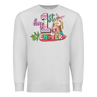 Dove Grey My first Easter Day Premium Sweatshirt - CowGirlArtShop