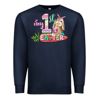Navy My first Easter Day Premium Sweatshirt - CowGirlArtShop