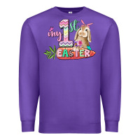Purple My first Easter Day Premium Sweatshirt - CowGirlArtShop
