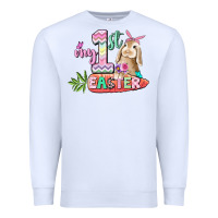 White My first Easter Day Premium Sweatshirt - CowGirlArtShop
