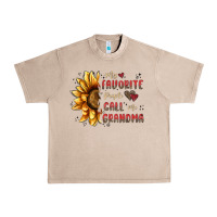 French Oak my favorite people call me grandma Urban Heavy Tee - MaliasSmallBusiness
