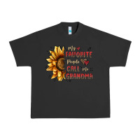 Pigment Black my favorite people call me grandma Urban Heavy Tee - MaliasSmallBusiness