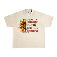 Sandshell my favorite people call me grandma Urban Heavy Tee - MaliasSmallBusiness