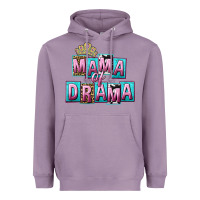 Lavender Mama of Drama Mother's Day Heavyweight Hoodie - CowGirlArtShop