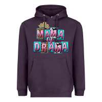 Plum Mama of Drama Mother's Day Heavyweight Hoodie - CowGirlArtShop