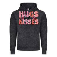 Vintage Black hugs and kisses Vintage Hoodie - MaliasSmallBusiness