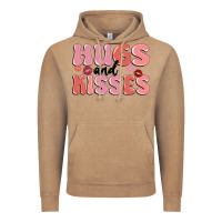 Vintage Coffee hugs and kisses Vintage Hoodie - MaliasSmallBusiness