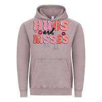 Hugs And Kisses Vintage Hoodie | Teevron
