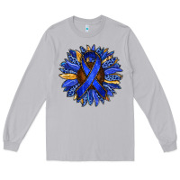Moon Dust Colon Cancer Awareness sunflower Long Sleeve Tee - RanaPortraitStore