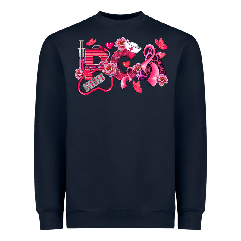 Pca Breast Cancer Patient Care Assistant Heavyweight Sweatshirt by LillyAllenDesigns | Teevron
