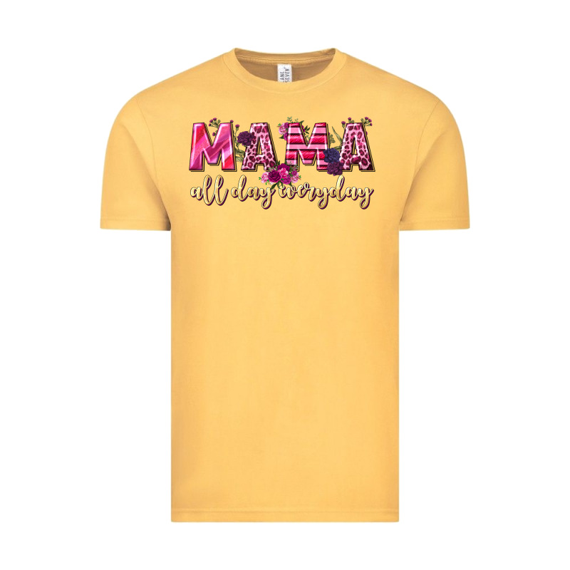 Mama All Day Everyday Vintage Tee by NancyCooperArtShop | Teevron
