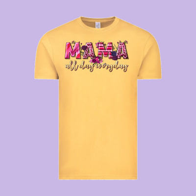 Mama All Day Everyday Vintage Tee Designed By Nancycooperartshop