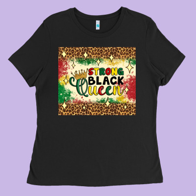 Strong Black Queen Tumbler Ladies Tee Designed By Artiststas