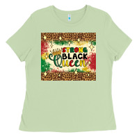 Matcha strong black queen tumbler Ladies Tee - Artiststas
