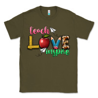 Army Green teach love inspire Classic Tee - NancyCooperArtShop