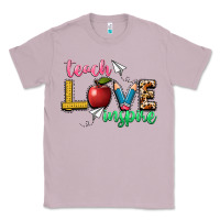 Lilac teach love inspire Classic Tee - NancyCooperArtShop