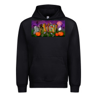Black halloween mini license plate Urban Hoodie - BundleAndBundleShop
