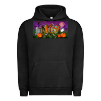 Pigment Black halloween mini license plate Urban Hoodie - BundleAndBundleShop