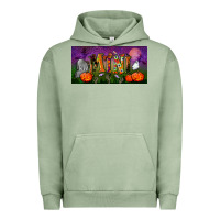 Pigment Oil Green halloween mini license plate Urban Hoodie - BundleAndBundleShop